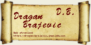 Dragan Brajević vizit kartica